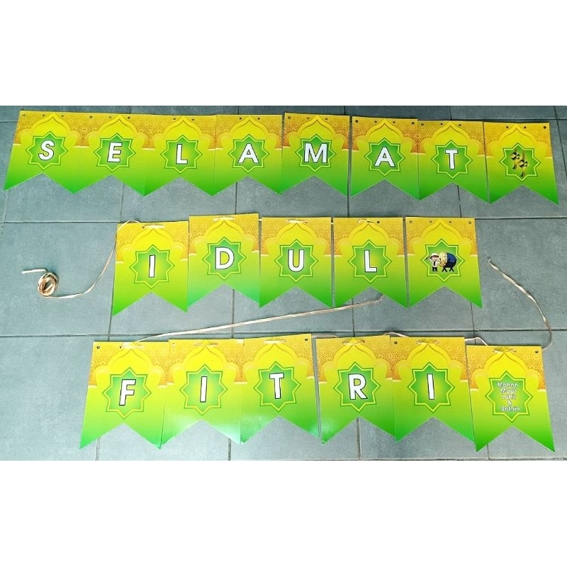 Hiasan Idul Fitri Dekorasi Lebaran Banner Selamat Idul Fitri