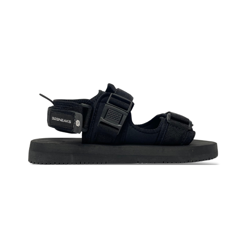 SIDSNEAKS - Ace Full Black - Sandal Gunung Pria Wanita Sandal Traveling Pria