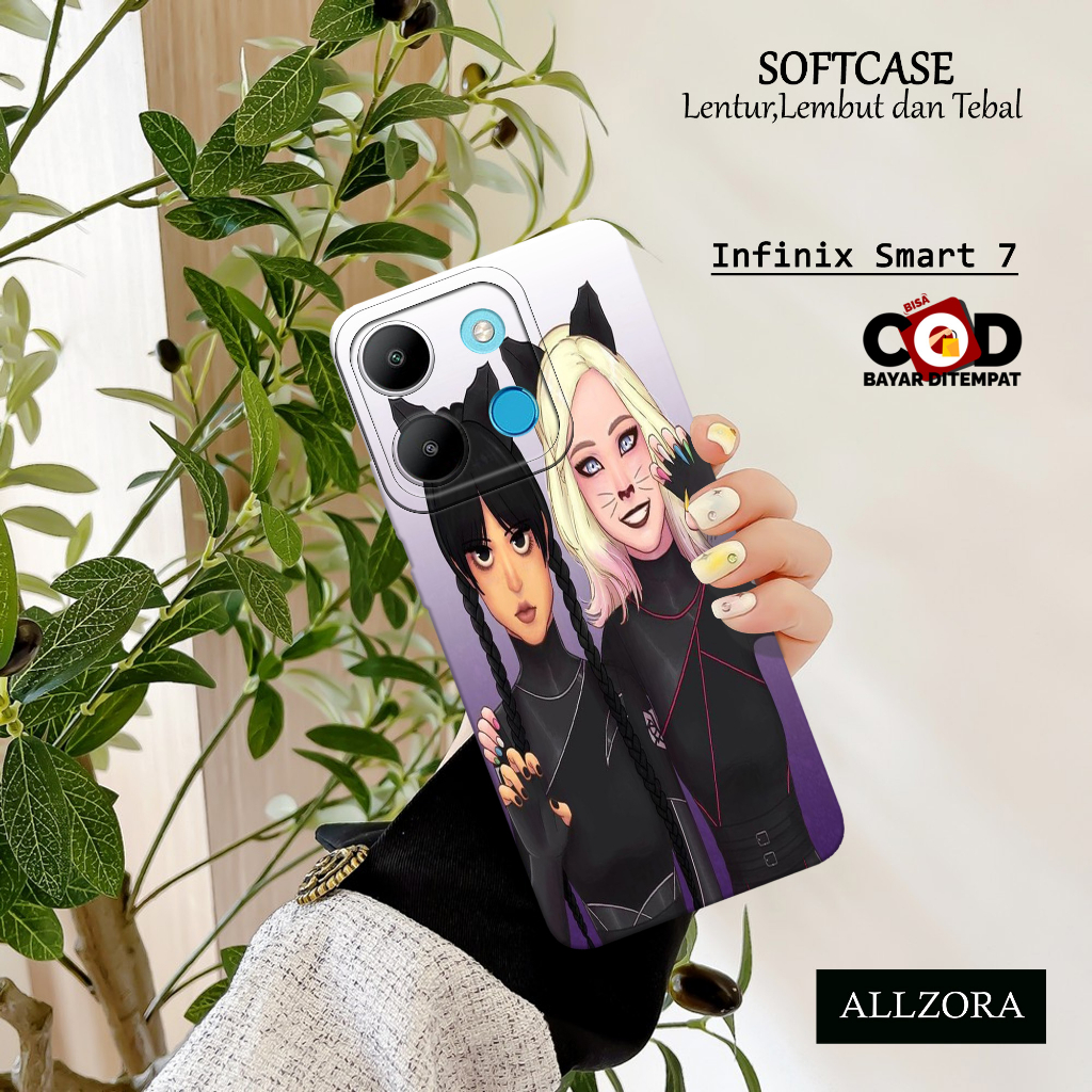 ALLZORA - Soft Case Infinix Smart 7 Terbaru - Fashion Case ANIME - Casing hp Infinix Smart 7 - Smart