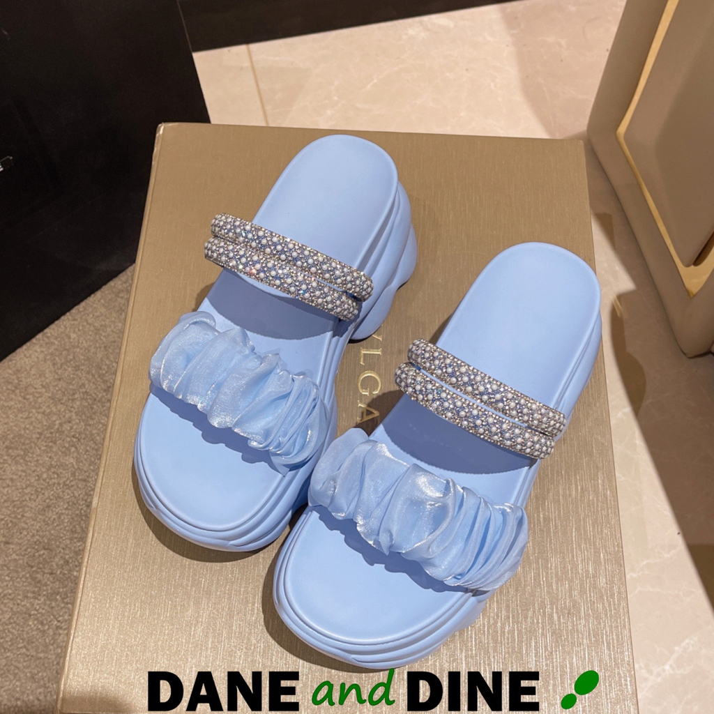 Terbaru Sandal Wedges 8 cm Wanita  Dane and Dine -WH209