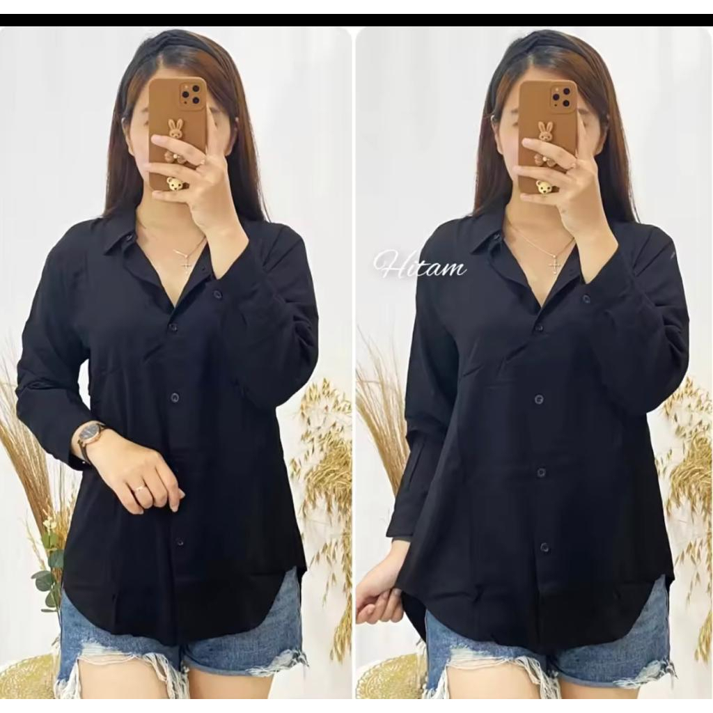 Blouse Keren/Kemeja Wanita/Atasan Wanita/Kemeja Satin/Blouse Rayon Premium