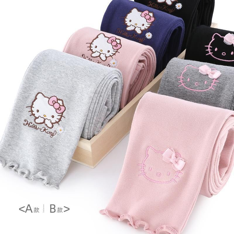 Celana Panjang Legging Anak Perempuan Cewek Motif Hello Kitty / Bawahan Baju Anak Perempuan Cewek / Celana Panjang Anak Cewek