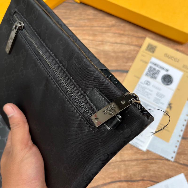 Clutch Gucci Free Box premium Quality handbag pria guci pouch bag gucci