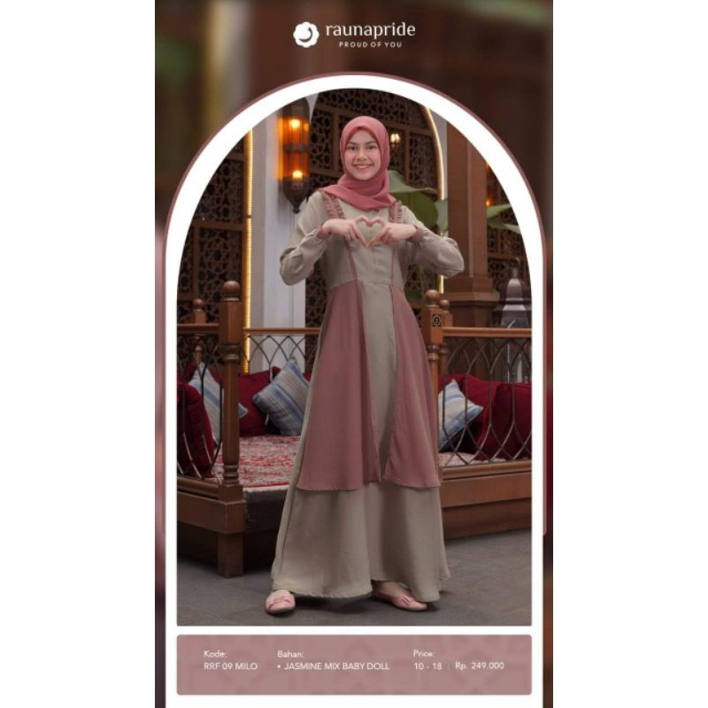 GAMIS REMAJA SARIMBIT JASMIN RAUNA