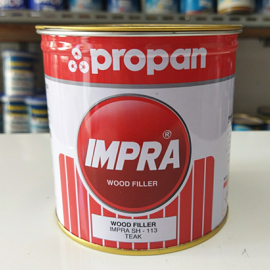 Impra Woodfiller TEAK Dempul Kayu Impra Propan 1 kg