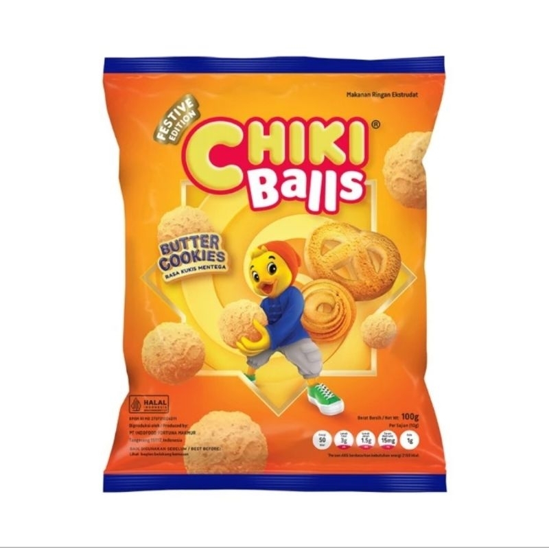 

CHIKI BALLS BUTTER COOKIES 100 GR