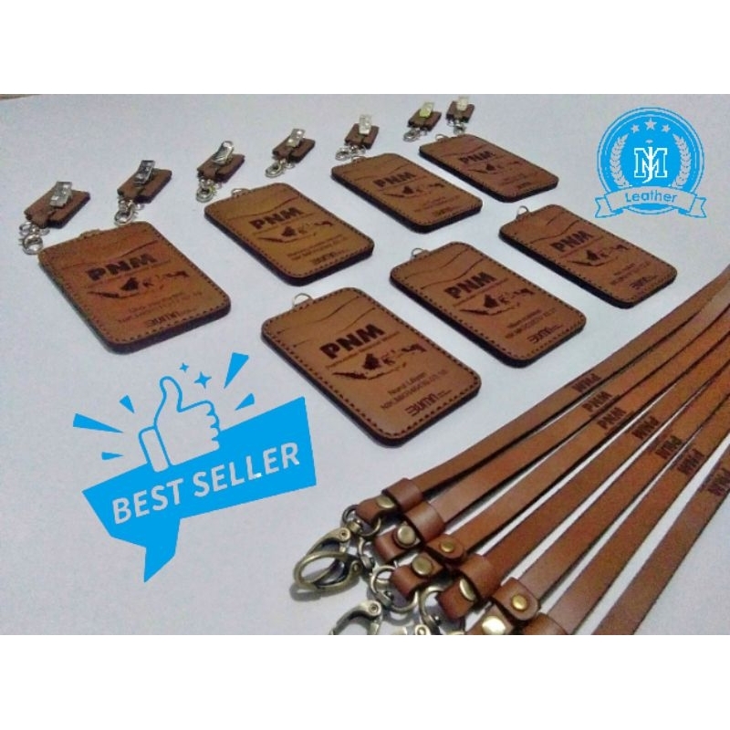 

Id Card Holder Kulit Asli PNM / free Custom All Instansi dan Logo Perusahaan