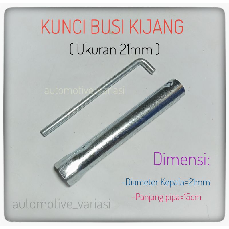 Kunci Busi Kijang Kapsul Super Grand Kunci Busi Ukuran 21mm Kunci Busi Mobil Kijang