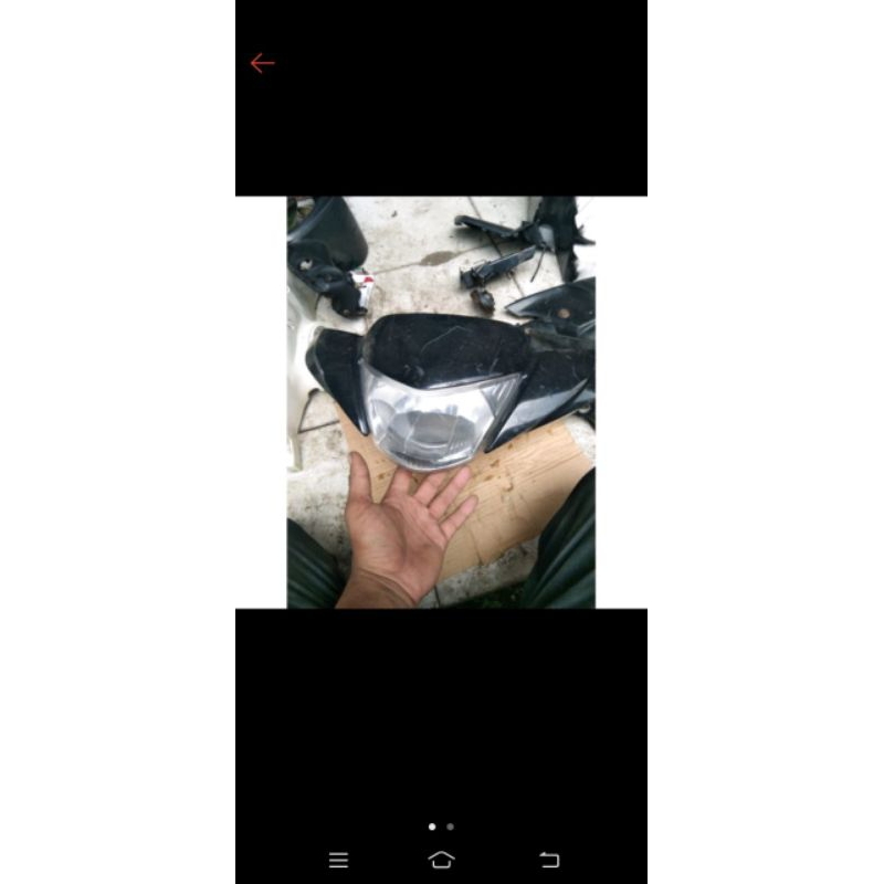 Reflektor depan kepala mio J mio Gt Original Copotan