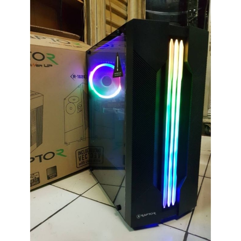 Paket i3 gen 10 Ram 16Gb ssd 120 hdd 500 led 19