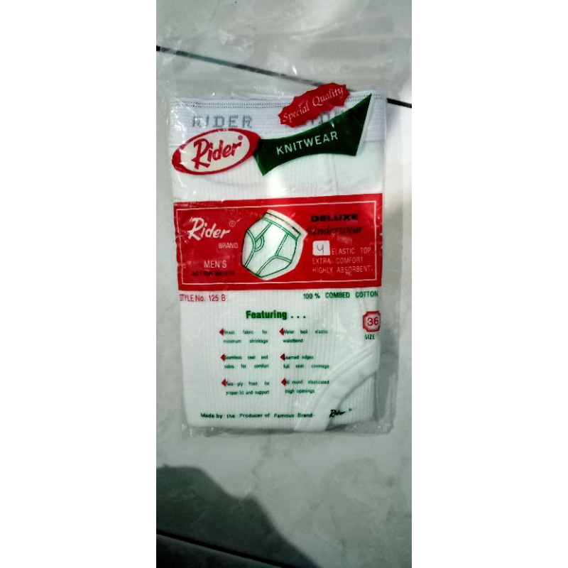 Celana dalam RIDER PUTIH