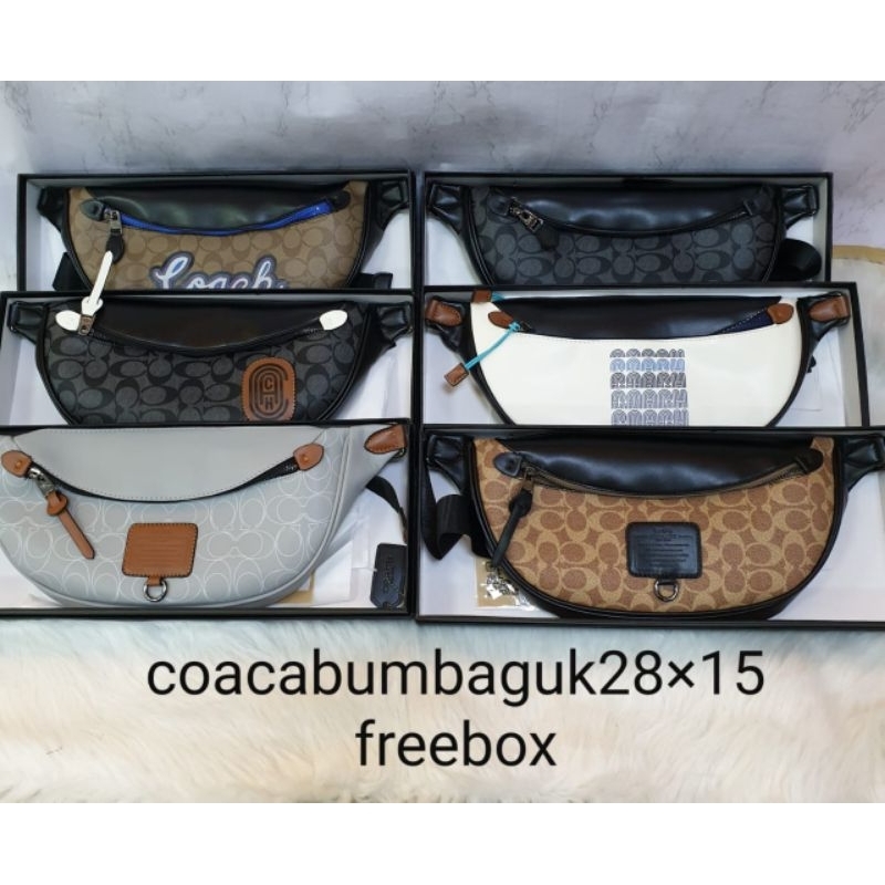 Waistbag Coach Bumbag Tas Pinggang Premium import Quality