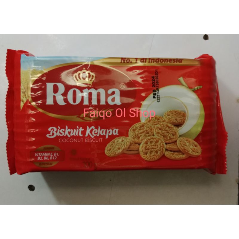 

Biskuit Kelapa Roma 300g