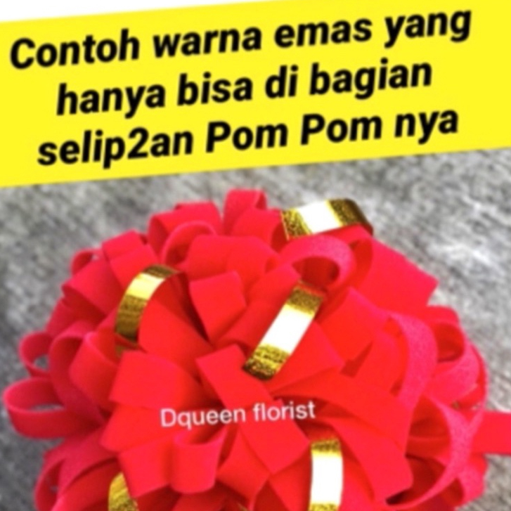 PAKET PITA PERESMIAN 3 POM POM