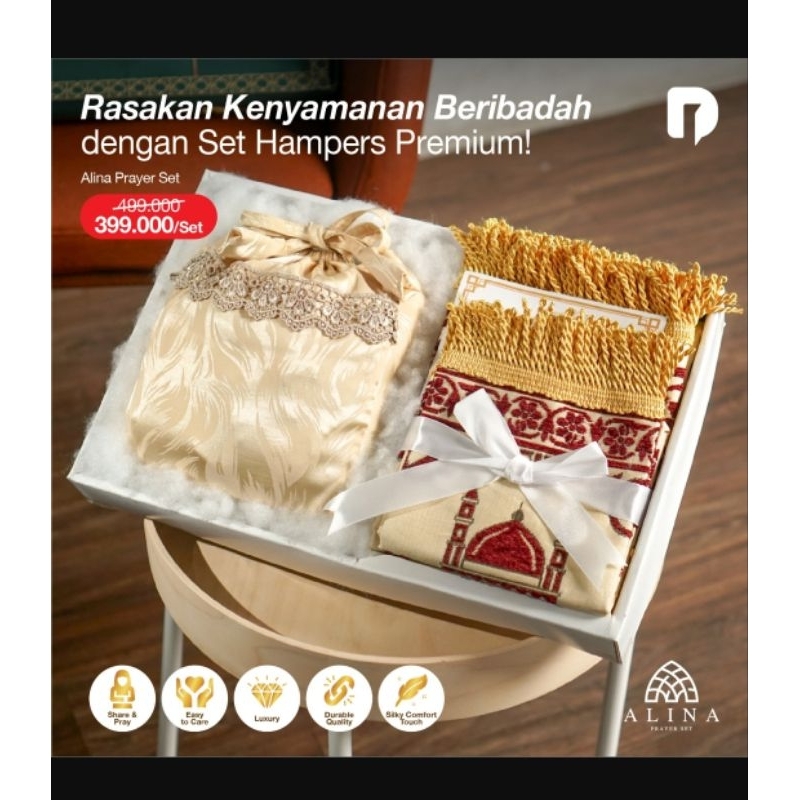 Hampers Mukena Alina Prayer set