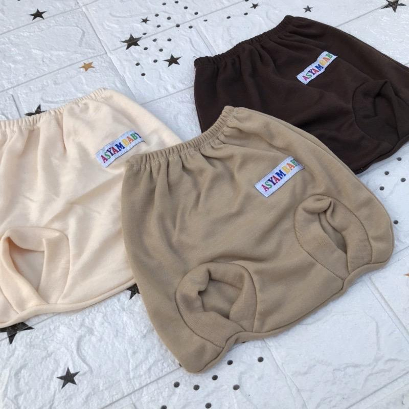 3 PCS Celana Pendek Celana Pop Celana Bayi Bawahan Bayi Celana newborn Hadiah Lahiran Bayi ASYAM BABY