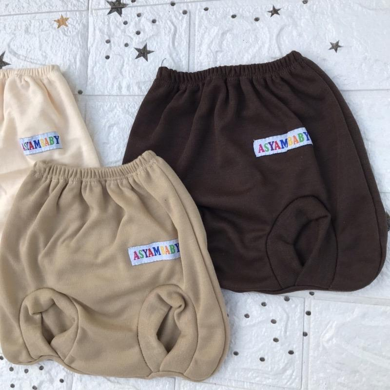 3 PCS Celana Pendek Celana Pop Celana Bayi Bawahan Bayi Celana newborn Hadiah Lahiran Bayi ASYAM BABY