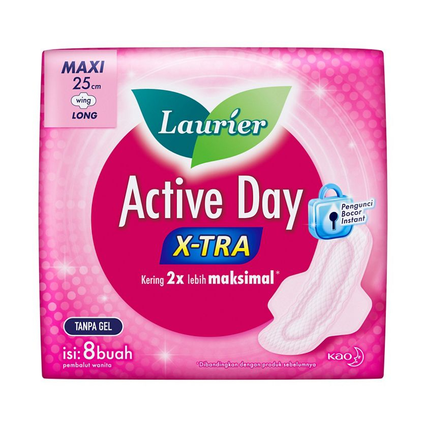 LAURIER ACTIVE DAY X-TRA MAXI LONG WING 8'S