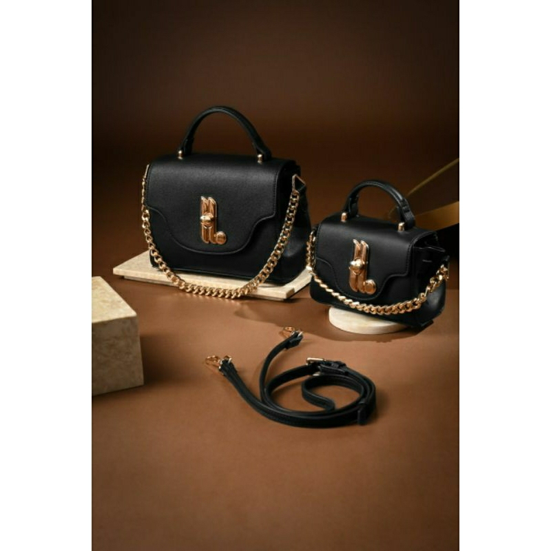 Levaughn Bag MINI warna BLACK by Heylocal