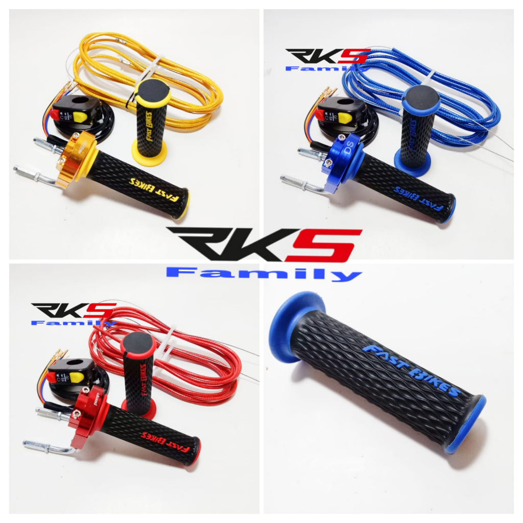 Gas spontan 2 kabel -gas tali gas +saklar universal Pcx aerox nmax lexi MX RX king satria Vixion