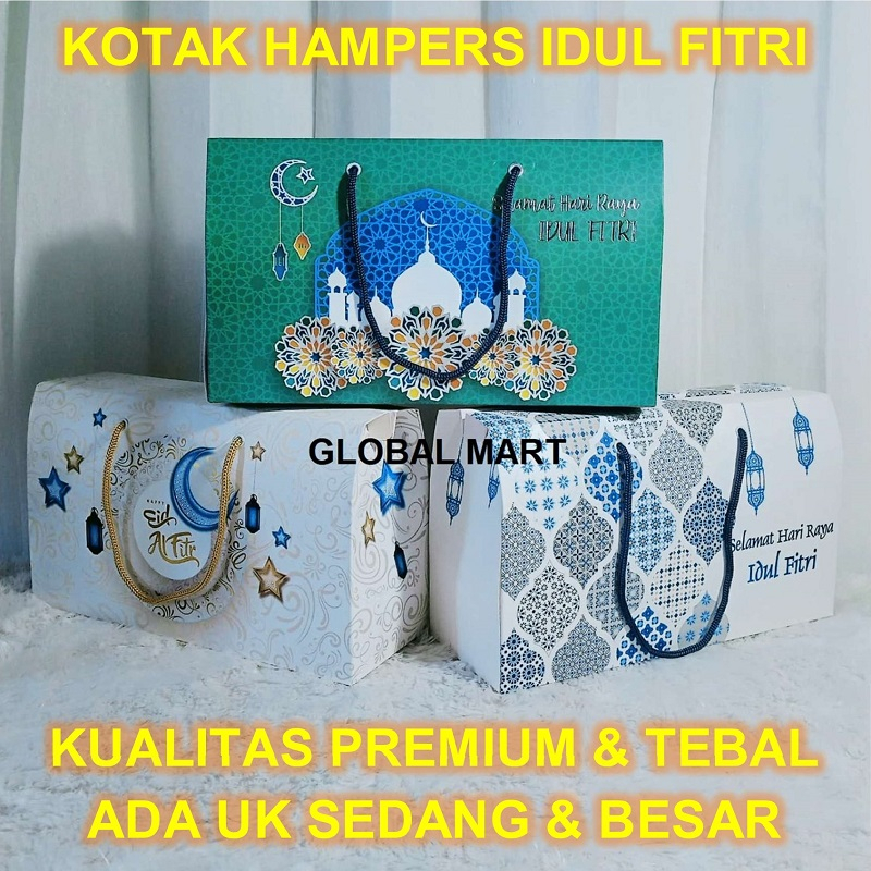 

Kotak Hampers Lebaran / Kotak Idul Fitri / Gable Box Lebaran / Tas Hadiah Lebaran / Goodiebag Lebaran KUALITAS TEBAL FAST DELIVERY