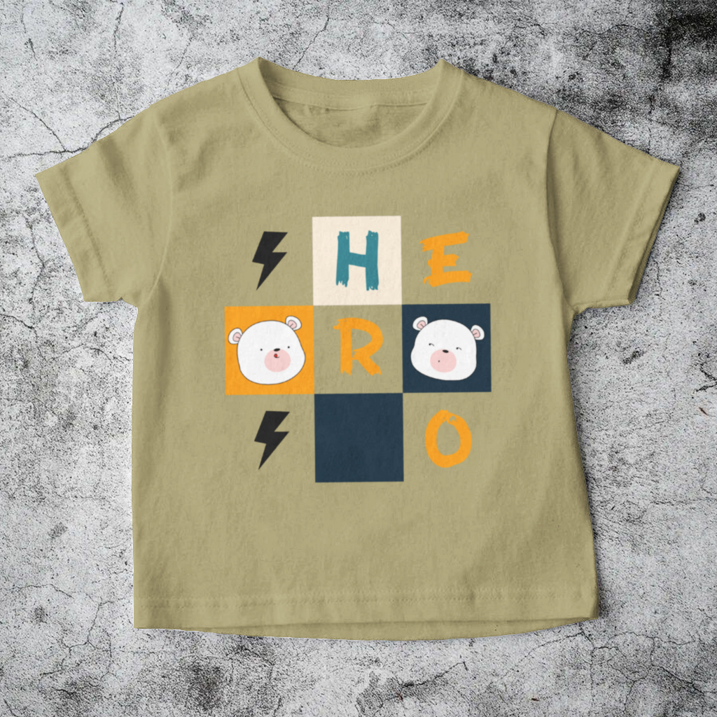 Kaos Anak Square Hero - Atasan Anak Laki Laki Dan Perempuan