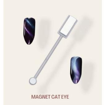 cat eye magnet nail art stainless / double magnet nail art magnet kotak