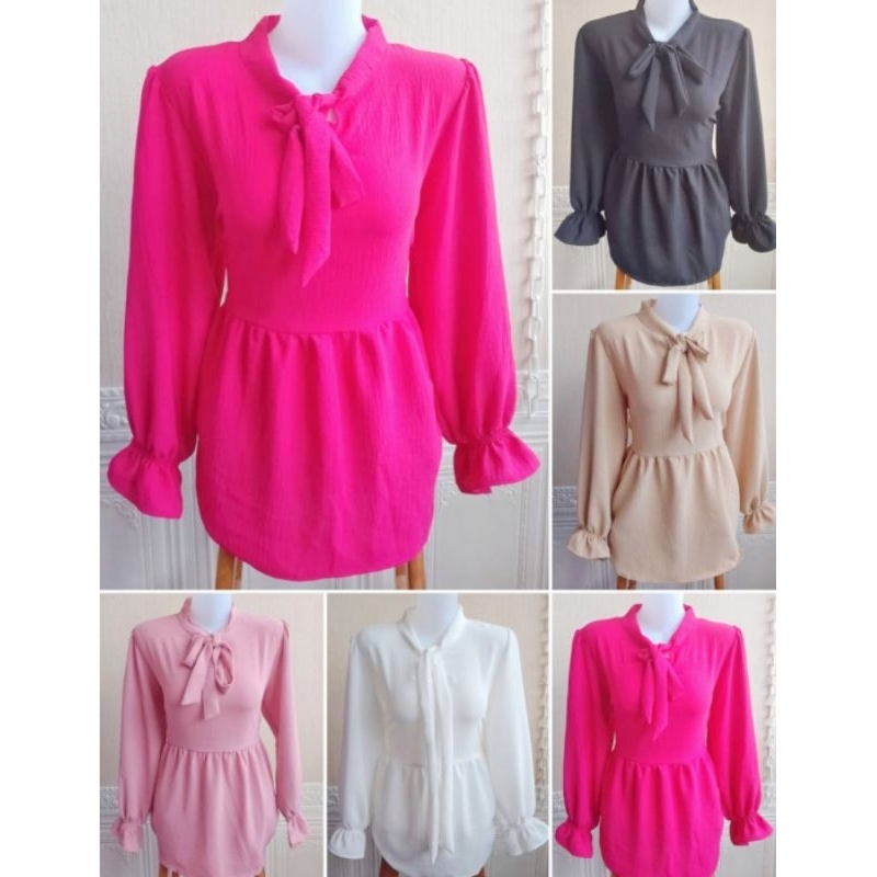 PROMO!! Nagita Flowing Blouse - Blouse Crinkle  - ATASAN WANITA - Blouse Flowing - BLOUSE WANITA - ATASAN TERLARIS