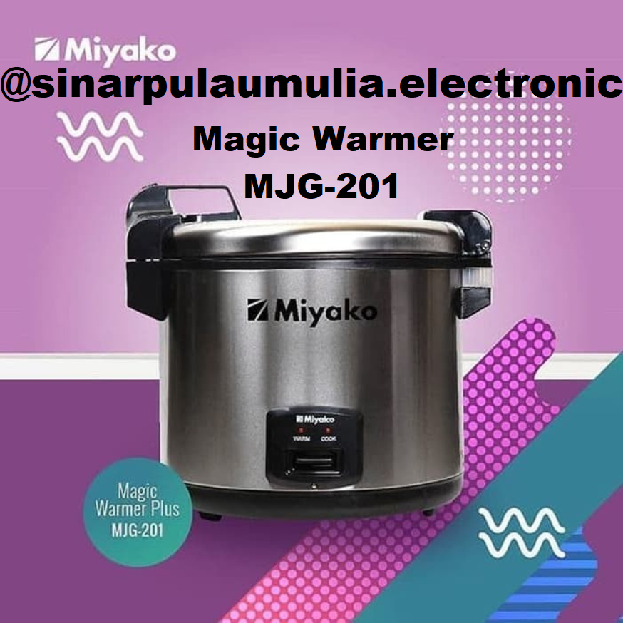Miyako Magic Warmer Jar Jumbo 20 Liter Stainless Steel - MJG 201 / MJG201 / MJG-201