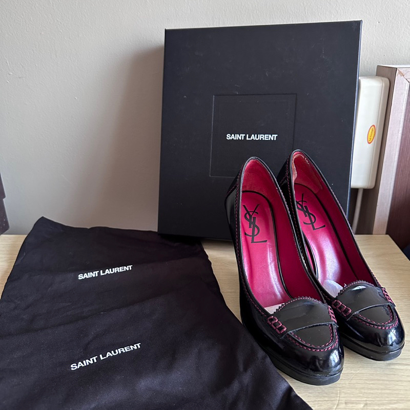 [PRELOVED] ORIGINAL YSL Black Heels
