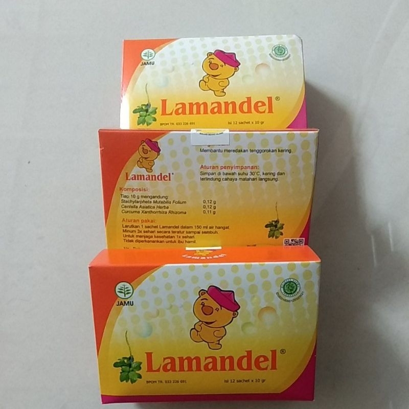 Lamandel sachet. Lamandel per box obat amandel