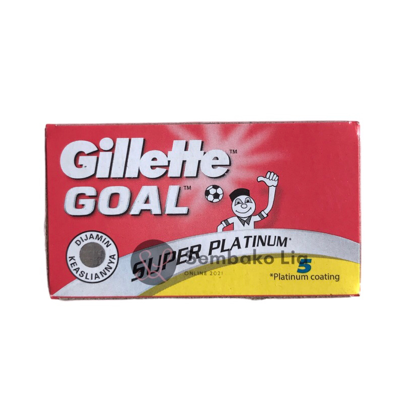 Silet Goal/ Gillette Goal / Isi Gillette Goal / Silet Cukur Isi 5pcs / Silet Goal Platinum Isi 5pcs / Silet Goal Original isi 5pcs