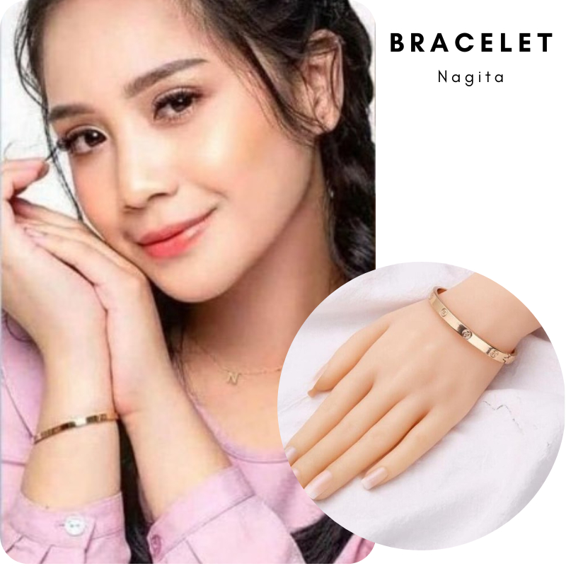 GELANG TITANIUM NAGITA / BRACELET KOREAN TITANIUM