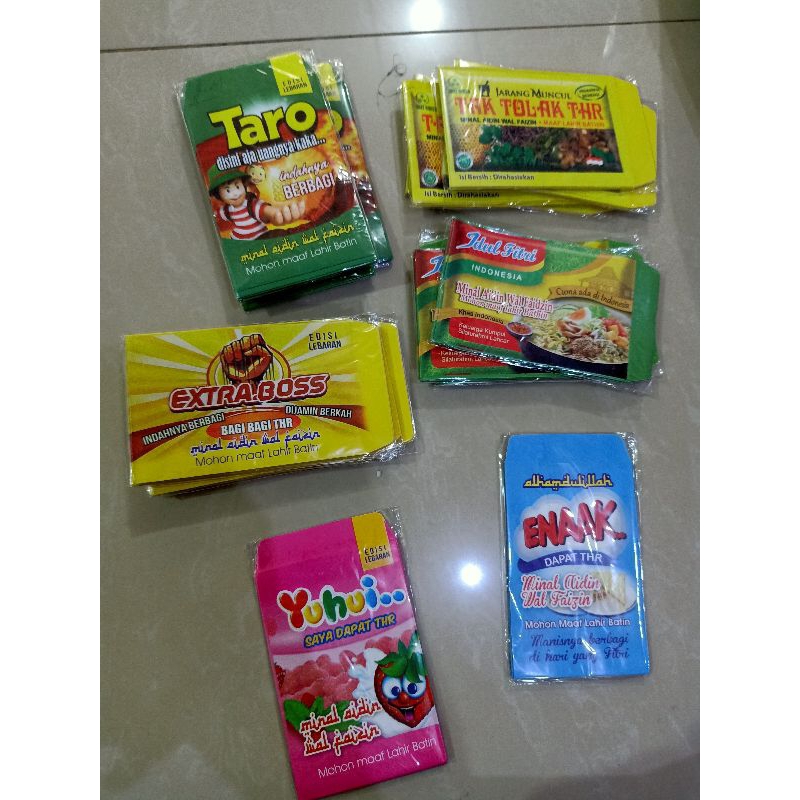 

Amplop Lebaran isi 10 biji