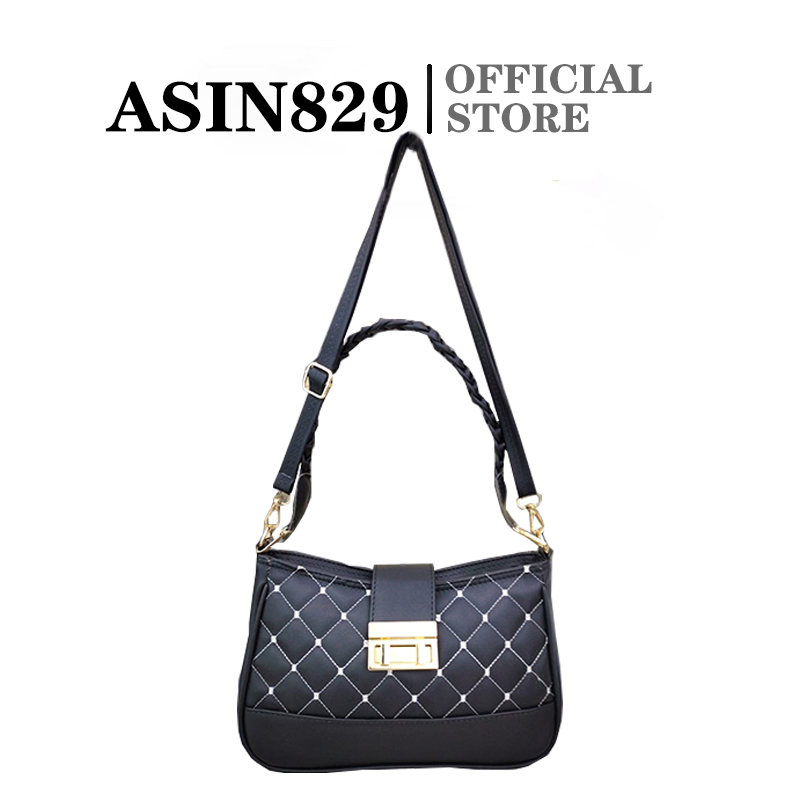 ASIN829 Tas Selempang Kulit Wanita Tas Cewek Mini Messenger Bag/Tas bahu mewah ringan baru tas cross-body wanita T700