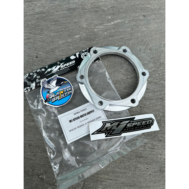 adaptor / plendes / spacer tromol dtracker / klx 10mm M1speed untuk aplikasi kaliper monoblock bahan