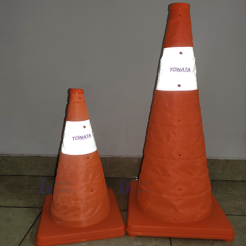 Foldable Traffic Cone Emergency 45 cm / Kerucut Lalu Lintas Lipat