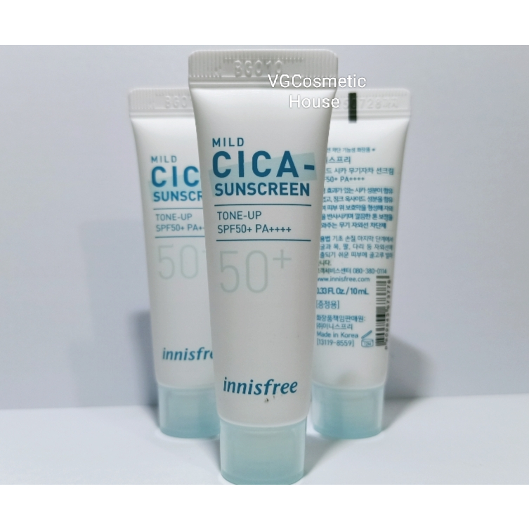 Innisfree  Triple Shield / Hyaluron Moist / Mild Cica - Sunscreen Travel size 10ml