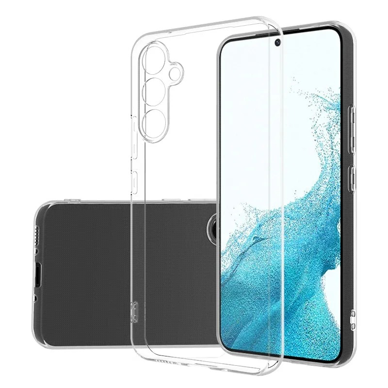 Clear Case Samsung A04 A04e A04s Plus + Protector Camera Kamera Soft Tpu Casing Transparant