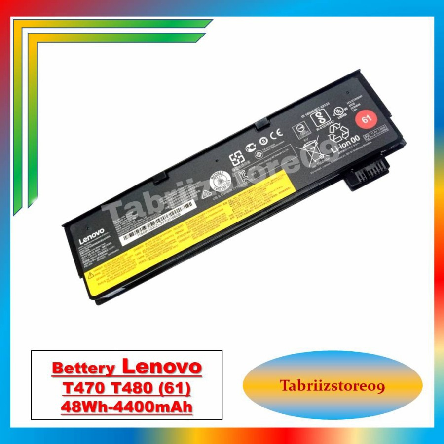 Baterai Laptop Lenovo T470 T480 (61)