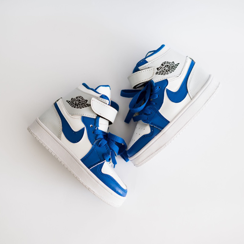 Sepatu Anak Nike Air Jordan Biru Putih