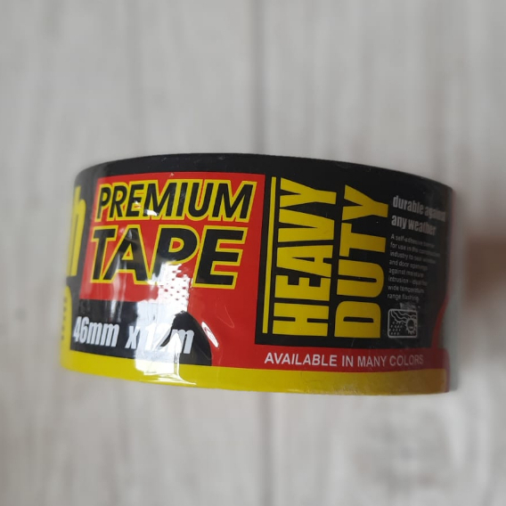 LAKBAN HITAM PREMIUM TAPE 46MM X 12 M HEAVY DUTY NACHI - NACHI
