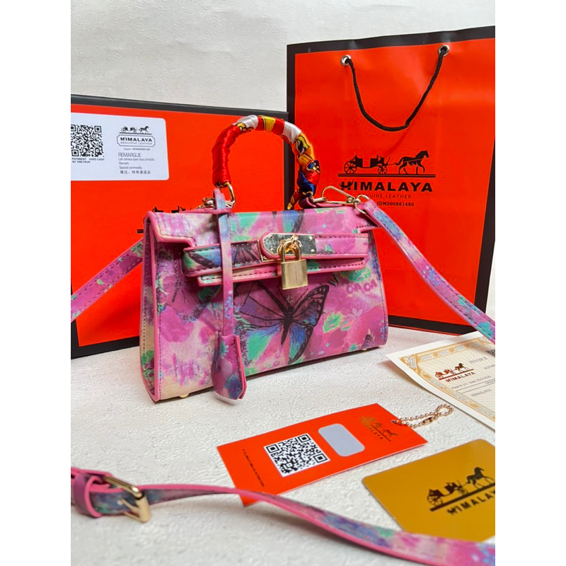 HIMALAYA- TAS SELEMPANG WANITA KELLY MINI BUTTERFLY FULL EMBOS+Barcode( 100% +Original)FREE BOX+ PAPERBAG