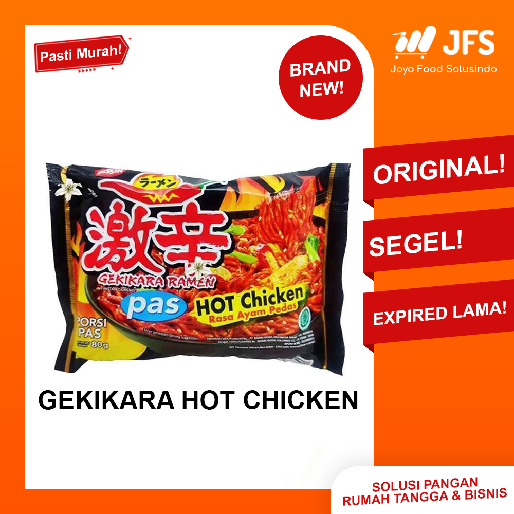 

MIE RAMEN GORENG GEKIKARA HOT CHICKEN KEMASAN PAS