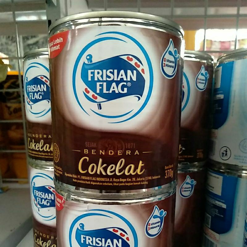

susu coklat bendera 370gr