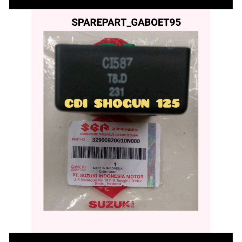 CDI SHOGUN 125 SHOGUN CDI 125 SHINDENGEN