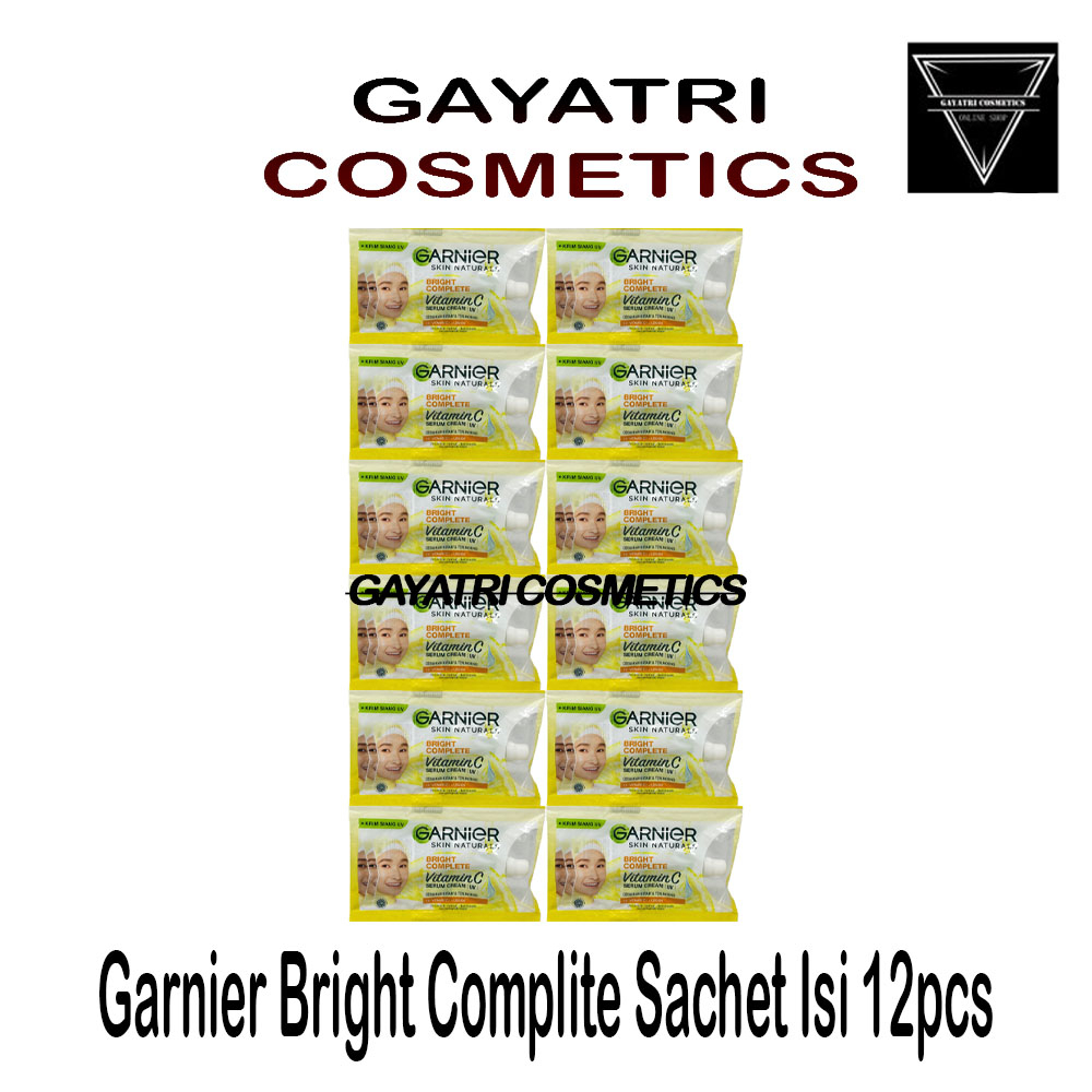 Garnier Bright Complete Serum Cream Sachet 7ml x 12