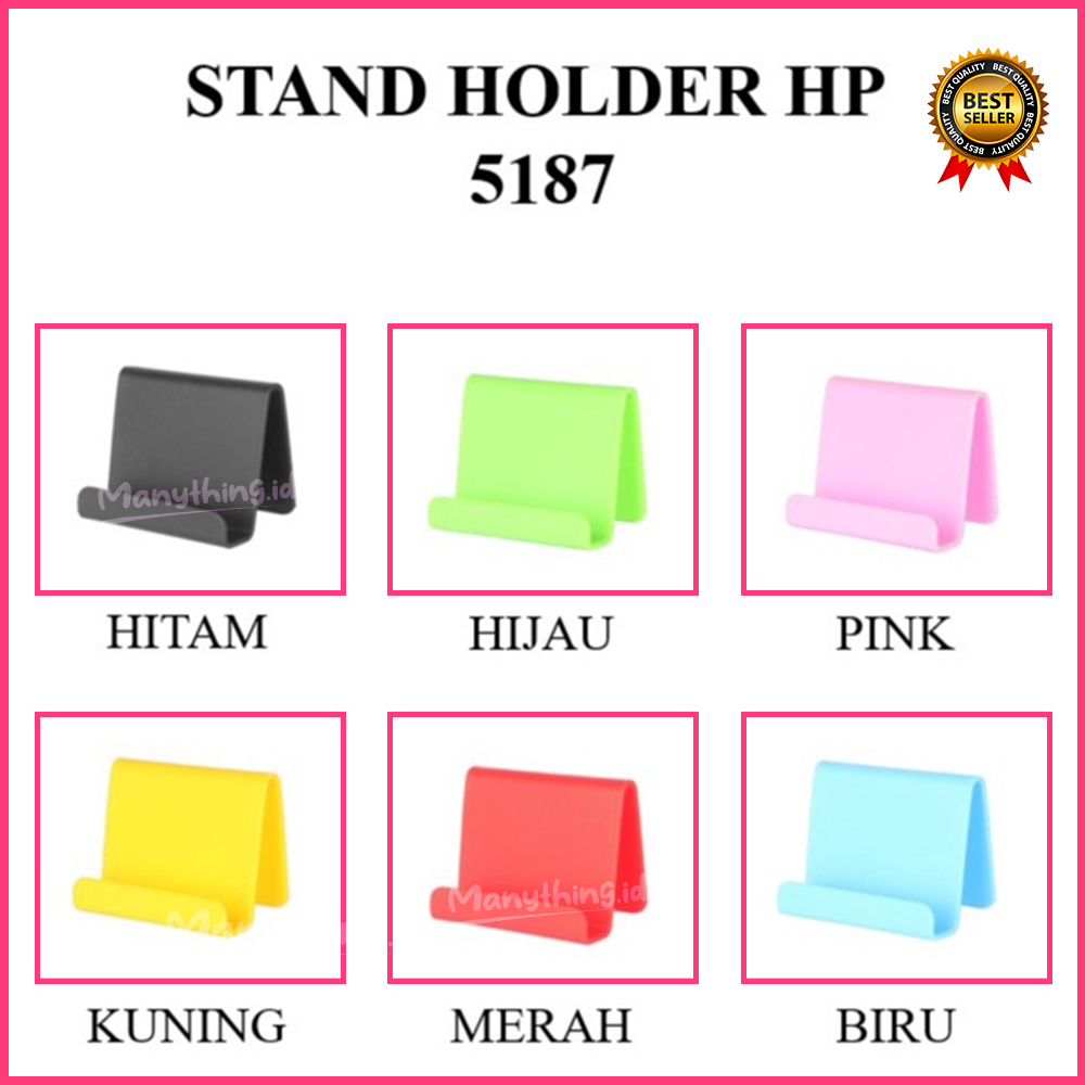 Stand Holder HP Bentuk Dudukan Sender / Penyangga HP / Sandaran HP / Dudukan HP / Stand HP / Holder HP / Barang Gemes Unik Lucu / Rainbow / Aesthetic / Kualitas Juara / Standing Hp