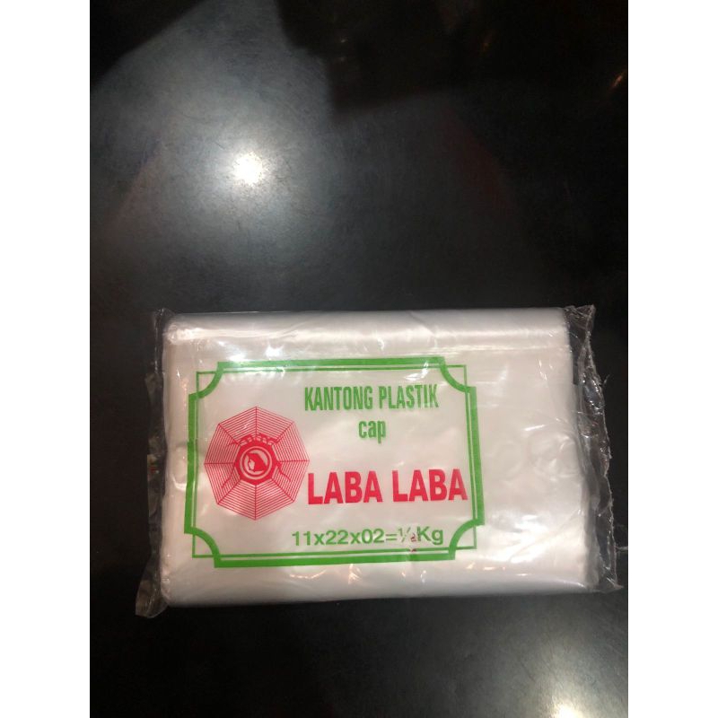 plastik buram laba-laba 1kg & ½kg