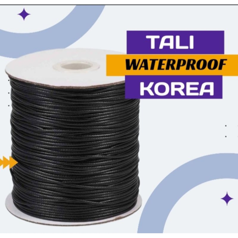 (1Roll) Tali Korea Wax Cord 1mm 1.5mm 2mm